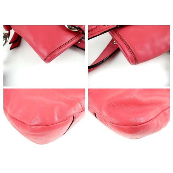 Coach Daisy Mia Coral Leather Shoulder Bag Crossbody Purse F23901 - Picture 9 of 16